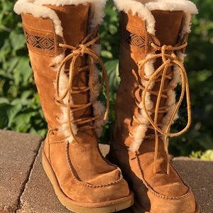 Ugg Lace-Up Boot Chestnut